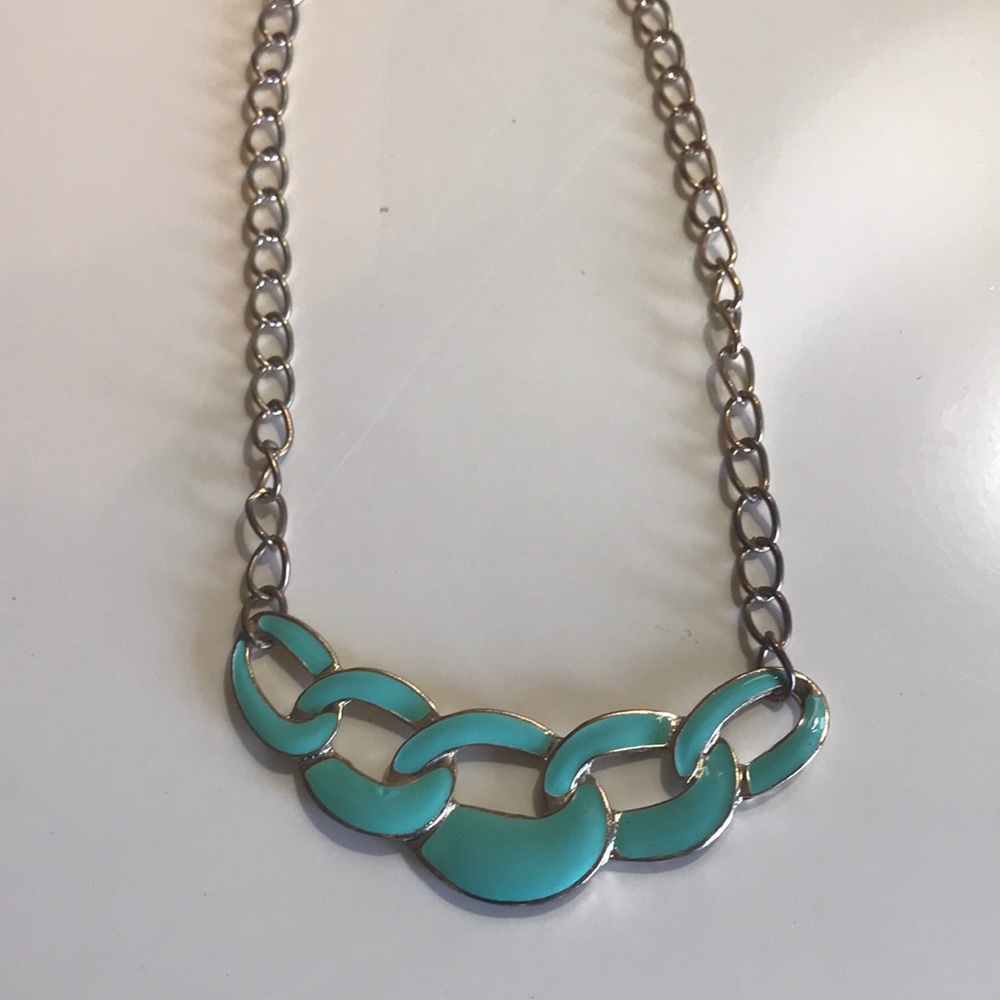 Turquoise statement necklace